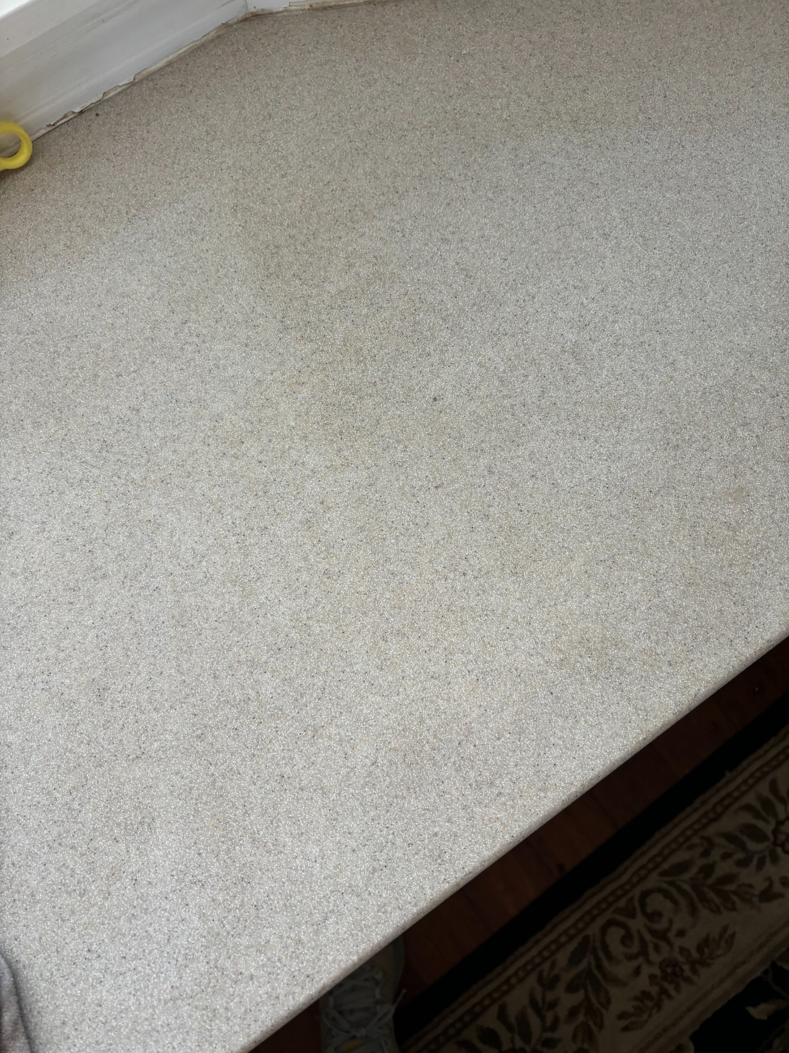 After: countertop cleaned